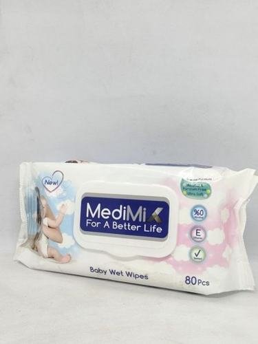 ميدي مكس مناديل مبلله بيبي 80 منديل